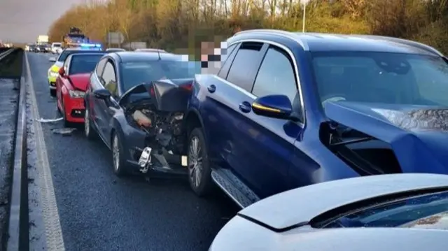 Crash on A38