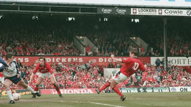 John Hendrie scored the winner last time Middlesbrough hosted Luton...in 1995