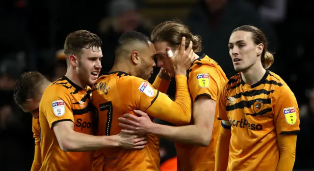 Hull City celebrate