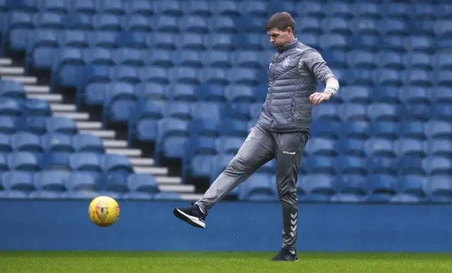 Rangers manager Steven Gerrard