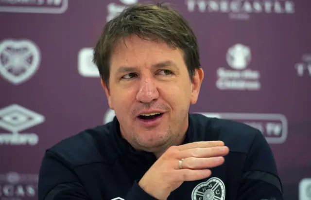 Hearts manager Daniel Stendel