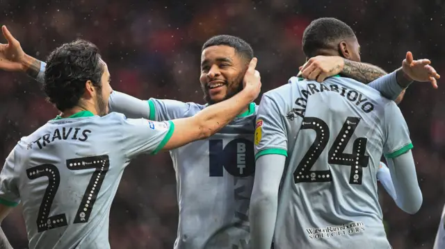 Blackburn celebrate