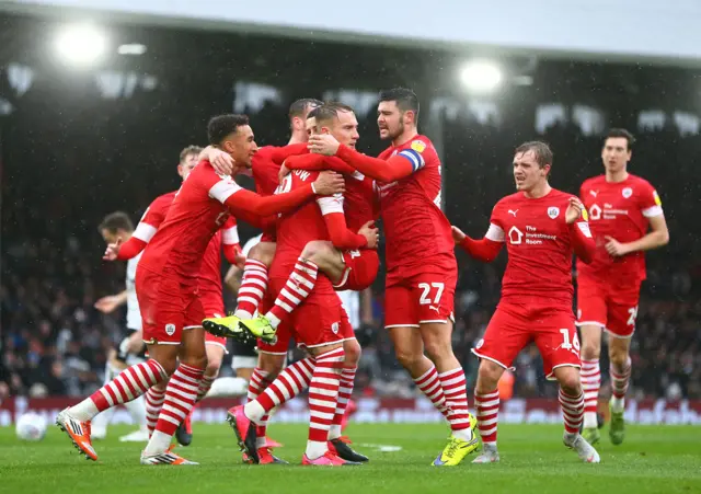 Barnsley celebrate