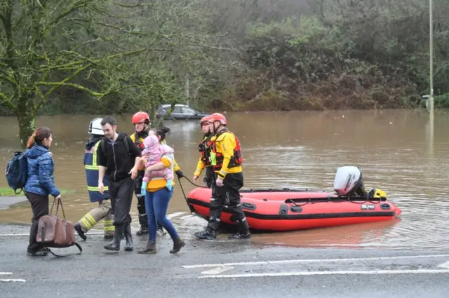 Rescue operation underway in Wales