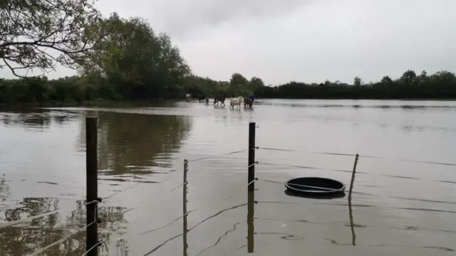 Flooding in Mountsorrel