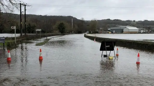 Darley Bridge and Four Lane Ends near Matlock