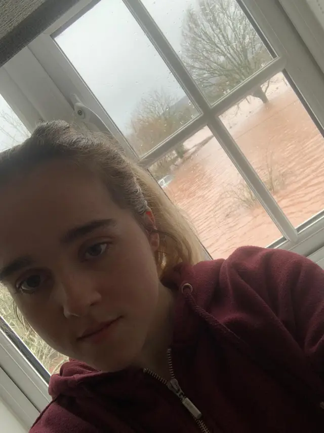 Amy Price's home is one of hundreds to have been flooded in Wales