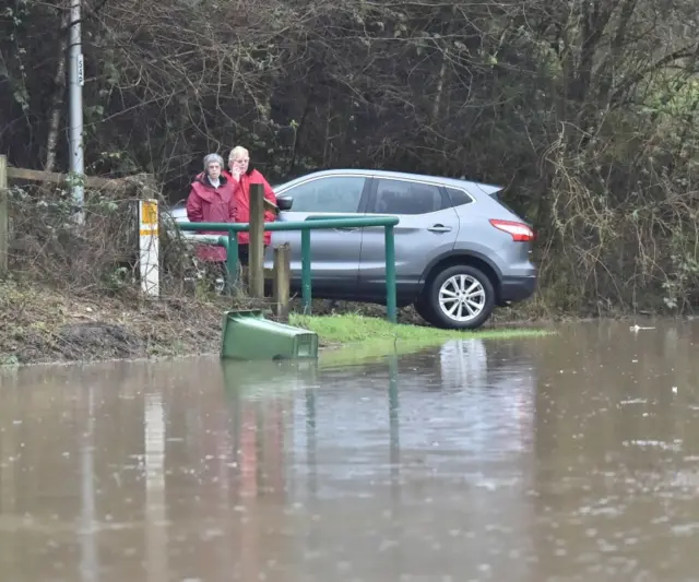 Rescue in Nantgarw, south Wales