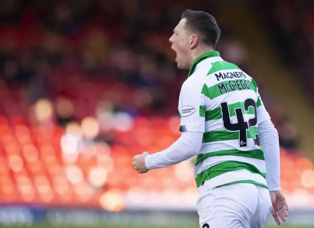 Celtic goalscorer Callum McGregor