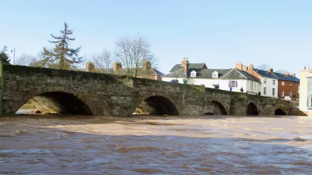 River Wye in Hereford