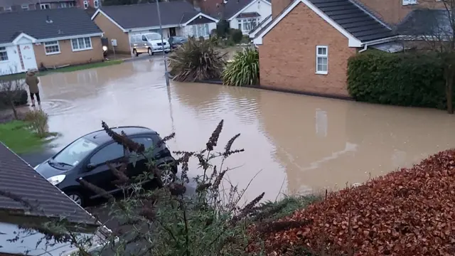 Flooding in Trowell