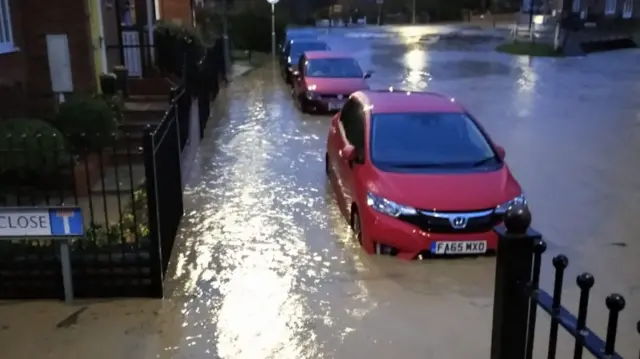 Flooding in Sileby