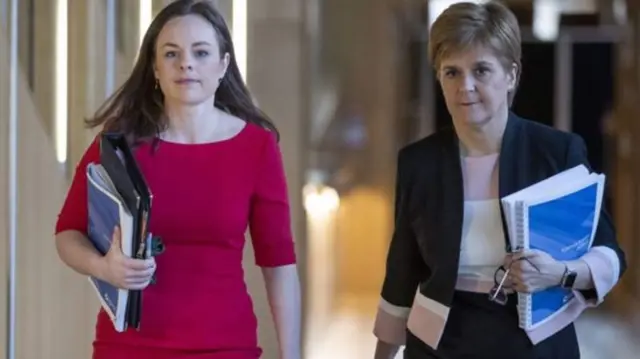 Nicola Sturgeon and Kate Forbes