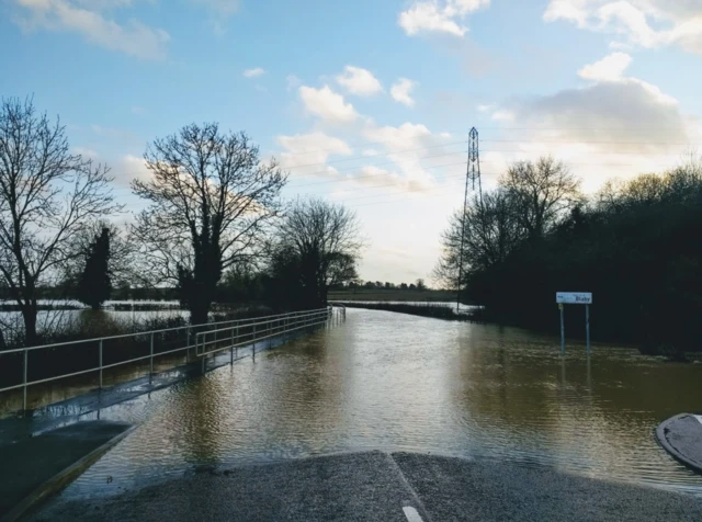 Crow Mills flooding