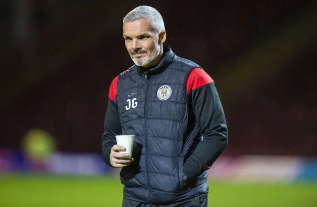 St Mirren manager Jim Goodwin