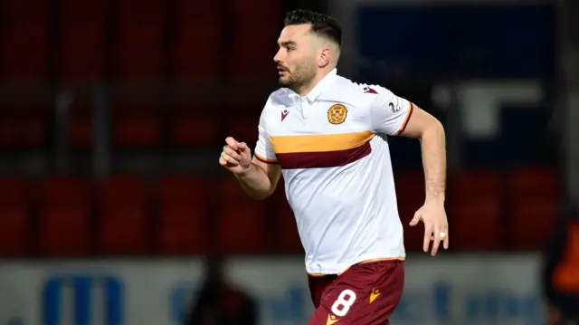 Motherwell striker Tony Watt