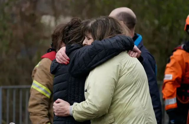 Family reunited after rescue