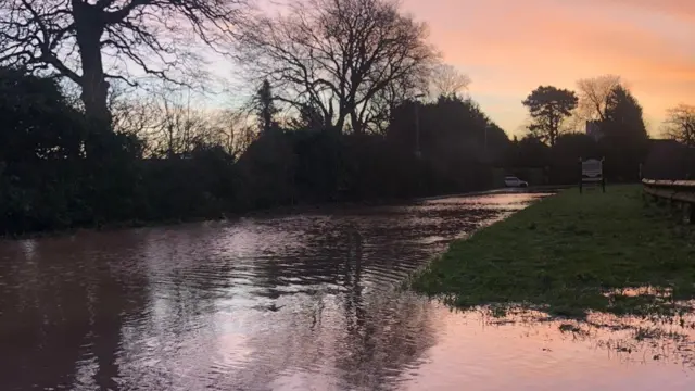 Flooding in Gunthorpe