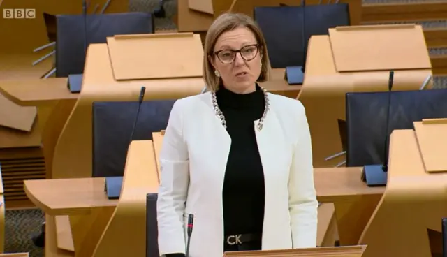 Tory MSP Rachael Hamilton led the debate