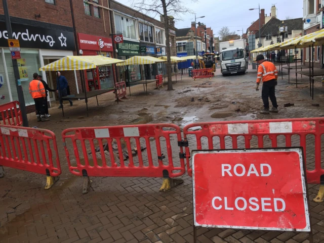 Water pipe in Worksop