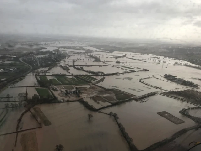 River Trent in flood