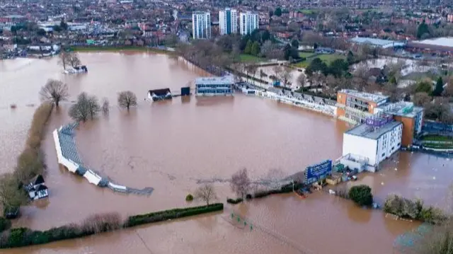 Flooding in Worcester