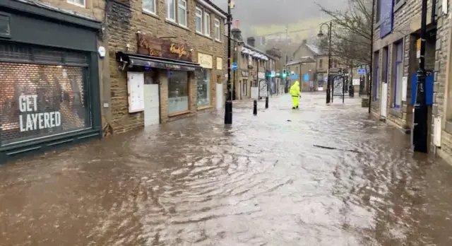 Flooding in Hebden Bridge