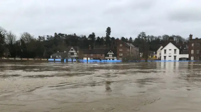 Flooding in Bewdley