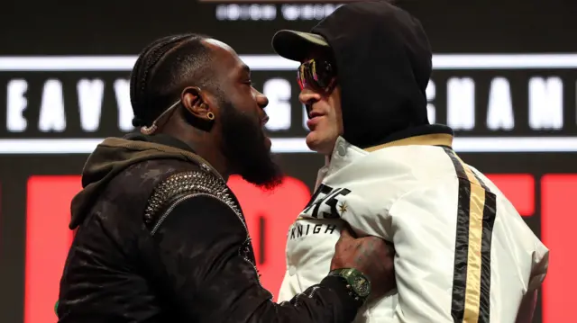 Deontay Wilder and Tyson Fury