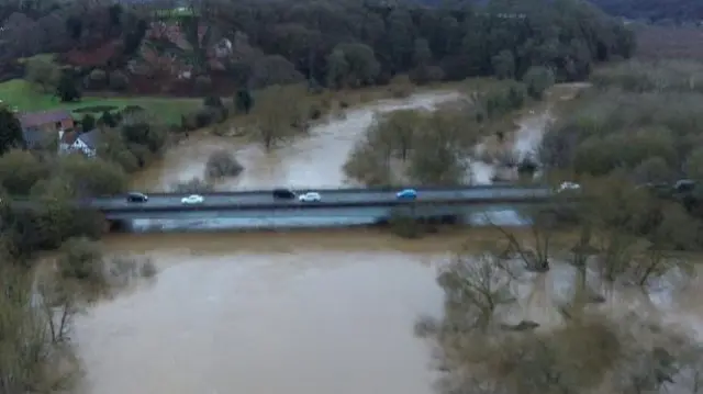 Flooding in Bewdley