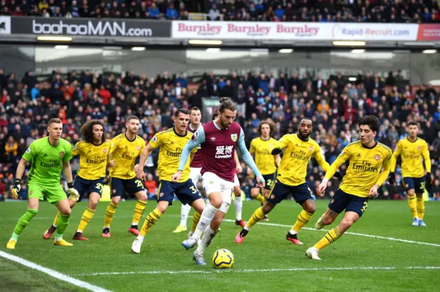Burnley v Arsenal