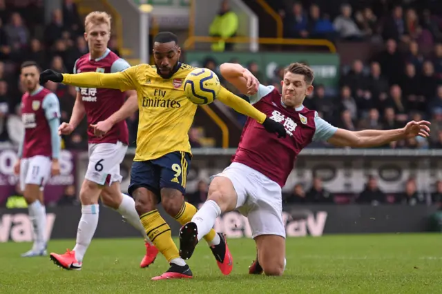 Burnley v Arsenal