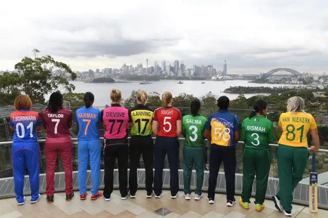 The 10 team captains at the T20 World Cup