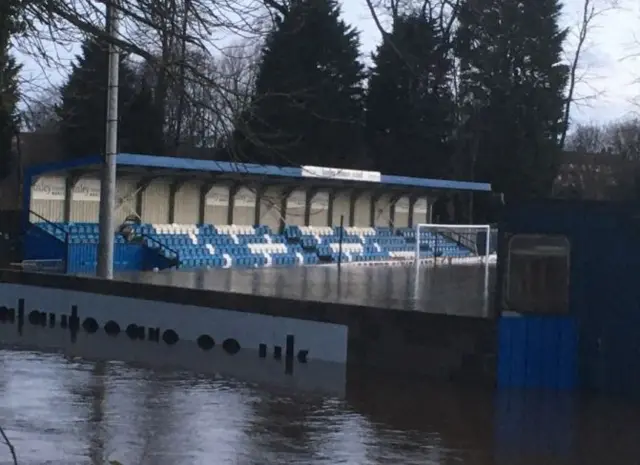 Flooded Tadcaster Albion