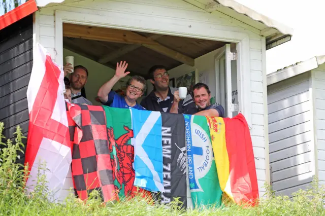 Fans at Lewes