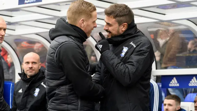 Garry Monk and Pep Clotet