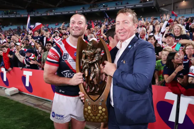 Trent Robinson and Boyd Cordner