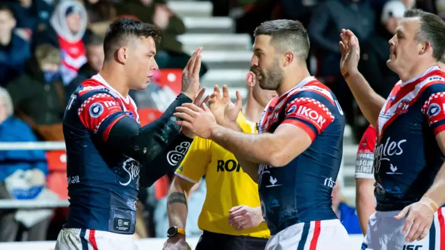 Sydney Roosters celebrate