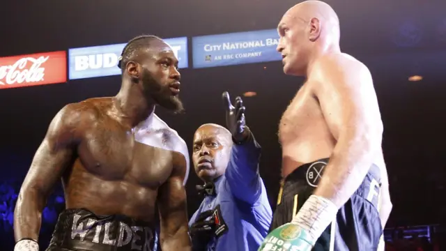 Deontay Wilder and Tyson Fury