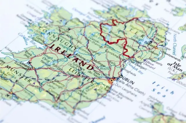 A map of Ireland