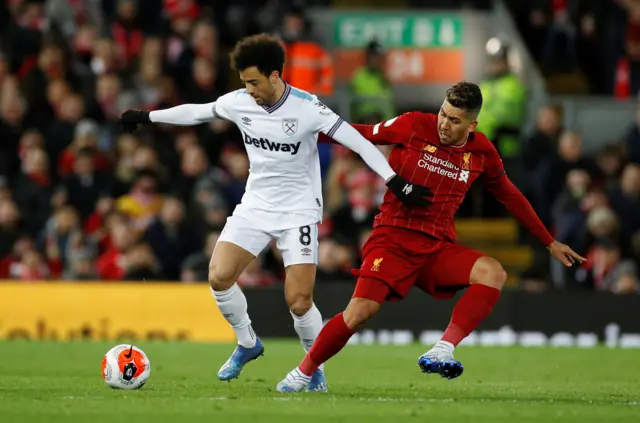 Felipe Anderson and Roberto Firmino