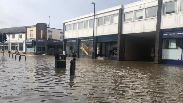 Flooding in Coleham