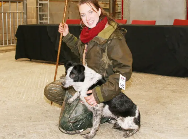 Shepherdess Emma Gray with Megan