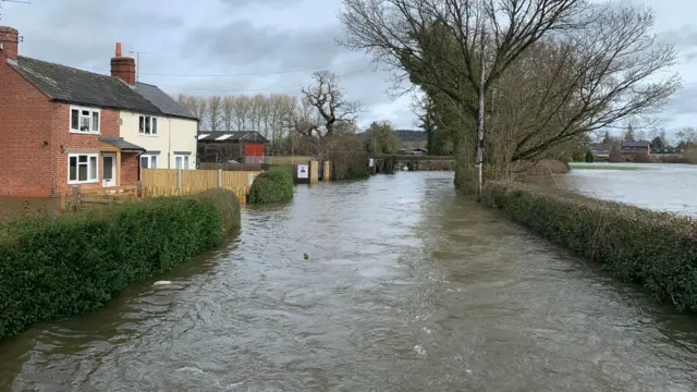 Flooding in Edgerley