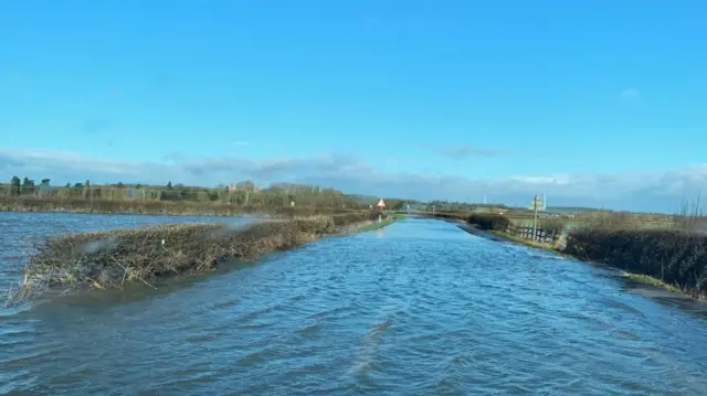 A617 flooded