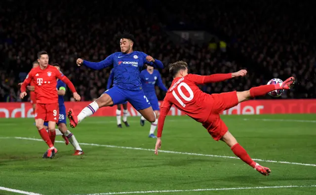 Bayern Munich's Philippe Coutinho in action