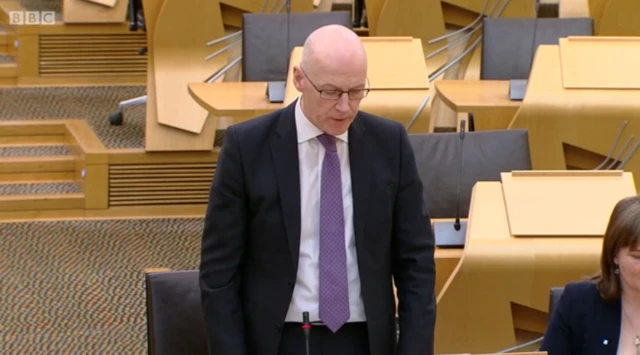 Education Secretary John Swinney