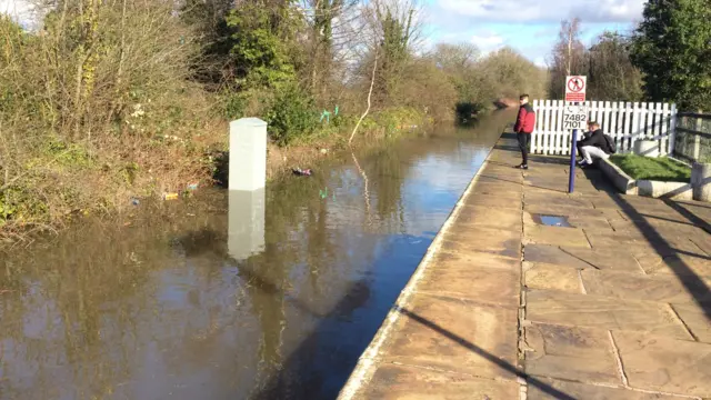 The station flooded