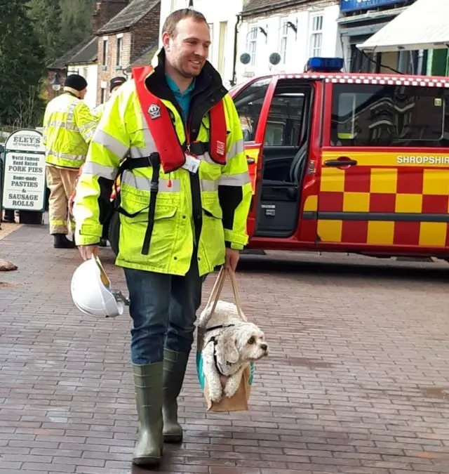 Man with dog