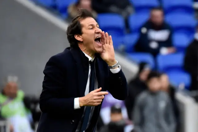 Lyon manager Rudi Garcia